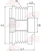 AFP0009(INA) | AUTO STARTER | Koło pasowe ze sprzęgłem jednokierunkowym AFP0009(INA) 230302