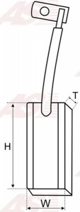 LASX15-16(IKA) | AUTO STARTER | SZCZOTKI DO ALTERNATORA LASX15-16(IKA) 