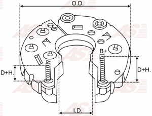 UD02407ARC | AUTO STARTER | Prostownik do alternatora UD02407ARC 