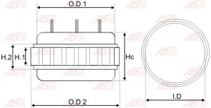 UD02390AS | AUTO STARTER | Uzwojenie do alternatora UD02390AS 