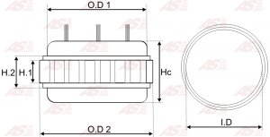 AS0025 | AUTO STARTER | Uzwojenie do alternatora AS0025 