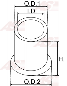 CG140009 | AUTO STARTER | Tulejka do rozrusznika CG140009 