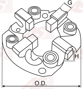 CG232311 | AUTO STARTER | Sczotkotrzymacz CG232311 