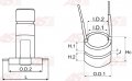 ASL9008(BULK2) | AUTO STARTER | Pierścienie ślizgowe do alternatora ASL9008(BULK2) 