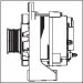 35214390 | PRESTOLITE LEECE NEVILLE | ALTERNATOR 35214390 