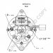 8AR2201L | PRESTOLITE LEECE NEVILLE | ALTERNATOR 12V 65 AMP 8AR2201L 110-461