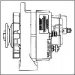 8MR2091KSS | PRESTOLITE LEECE NEVILLE | ALTERNATOR, 12V - 51A 8MR2091KSS 110-686