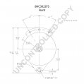 8HC3022FS | PRESTOLITE LEECE NEVILLE | ALTERNATOR 24V 35AMP 8HC3022FS 110-285