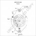 A0014415AA | PRESTOLITE LEECE NEVILLE | ALTERNATOR 48 V 100 A A0014415AA 4415AA