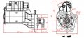 123708128 | JUBANA | Rozrusznik przekładniowy [12V][2.8kW] | MF CASE JCB 123708128 0986018151