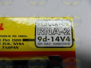 RNA-2 | JEZPOL | REGULATOR NAPIĘCIA  9D Polonez FSO-1500 Żuk Tarpan Ursus RNA-2 4296100/E