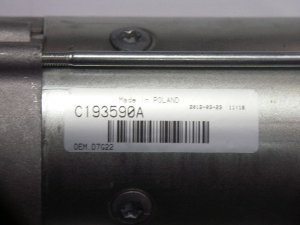 ROZRUSZNIK [PR] OE. VALEO D7G22 [12V][2.2kW] JEEP Grand Cherokee D7G22 04801472AA